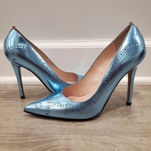 SJP by Sarah Jessica Parker Metallic Blue Pumps